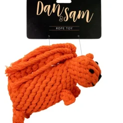 Sale Dan and Sam Dan & Sam - Sydney the Squirrel Rope Dog Toy