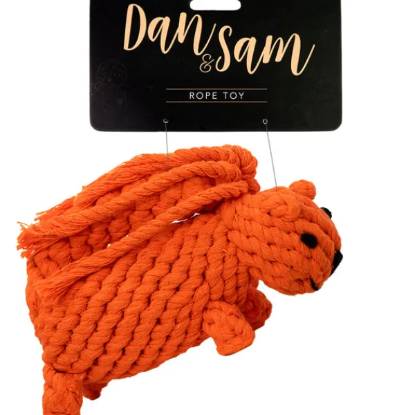 Sale Dan and Sam Dan & Sam - Sydney the Squirrel Rope Dog Toy