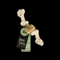 Discount Dan and Sam Dan & Sam - Teaser Coffee Wood Rope Toy