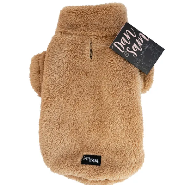 Clearance Dan and Sam Dan & Sam - Teddy Jumper (Biscuit) - 50cm