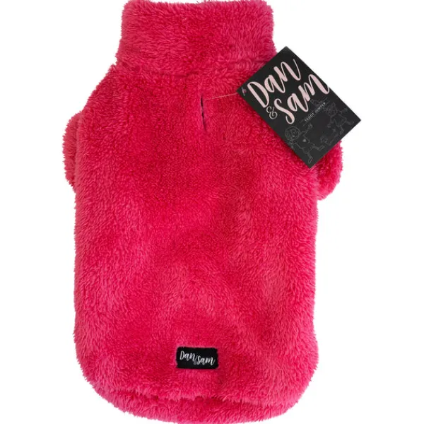 New Dan and Sam Dan & Sam - Teddy Jumper (Raspberry Sorbet) - 25cm
