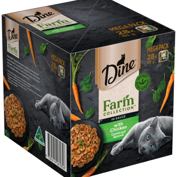 Fashion Dine - Farmers Collection Chicken with Carrot & Spinach Cat Wet Food (85g x 28pk)