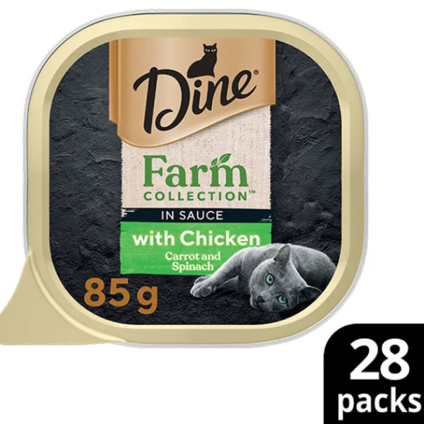 Fashion Dine - Farmers Collection Chicken with Carrot & Spinach Cat Wet Food (85g x 28pk)