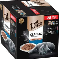 Discount Dine - Multipack Salmon, Tuna & Cheese Cat Wet Food (85g x 28pk)