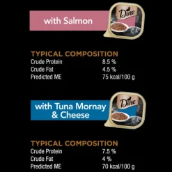 Discount Dine - Multipack Salmon, Tuna & Cheese Cat Wet Food (85g x 28pk)