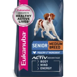 Discount Eukanuba - Dry Eukanuba - Medium Breed Senior Adult Dog Dry Food (15kg)