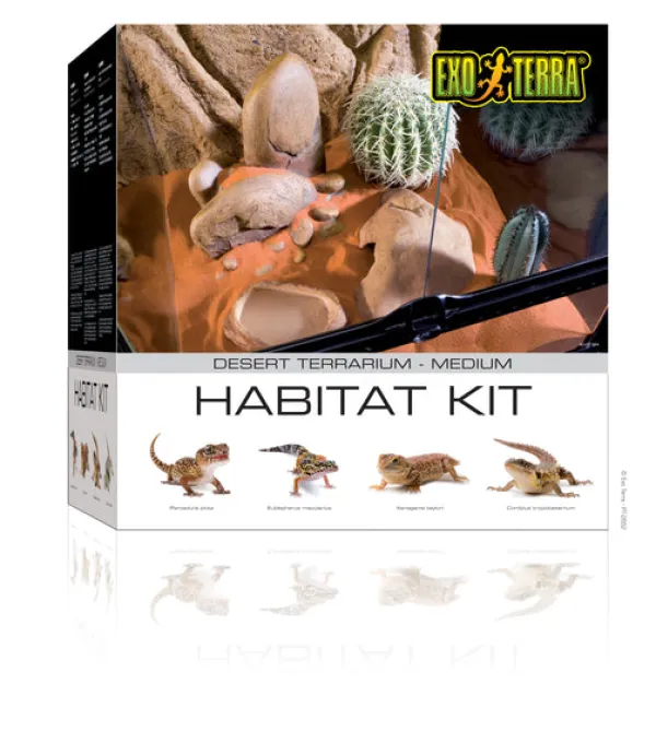 Online Pet Pacific Misc. Exo Terra - Desert Terrarium Habitat Kit (45 x 45 x 45cm)