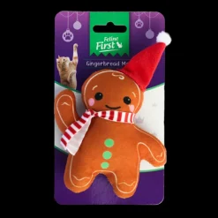 Hot Feline First - Christmas Gingerbread Man (14cm)