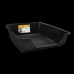 New Feline First - Mini Cat Litter Tray (Black)