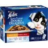 Fashion Nestle Wet FELIX - Adult Doubly Delicious Meat Selection in Jelly Wet Cat Food (85g x 12pk)