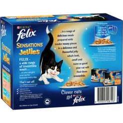 Online Nestle Wet FELIX - Adult Sensations® Jellies Fish Selection Wet Cat Food (85g x 12pk)
