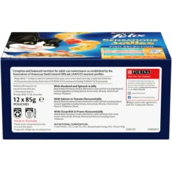 Online Nestle Wet FELIX - Adult Sensations® Jellies Fish Selection Wet Cat Food (85g x 12pk)
