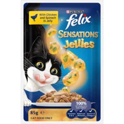 Online Nestle Wet FELIX - Adult Sensations® Jellies Favourites Menu Wet Cat Food (85g x 12pk)