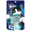 Discount Nestle Pet Treats FELIX - Party Mix Seafood Cat Treats (60g)