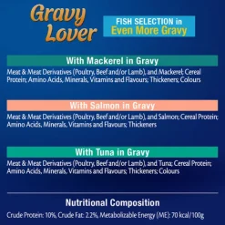 Hot Nestle Wet FELIX AGAIL Gravy Lovers Fish Selection 85g 12pk