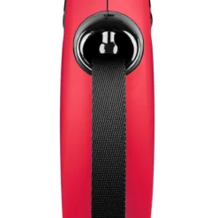 New Natures Best Flexi - New Classic Retractable Tape Lead for Large Dog Red (5m)