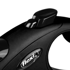 Best Natures Best Flexi - New Classic Retractable Tape Lead for Medium Dog Black (5m)