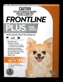 Sale Boehringer Ingelheim Frontline Plus - Dog up to 10kg (3pk)