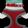 Fashion Furwear - Basic Cat Harness & Lead (Red)