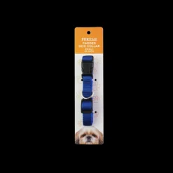 Discount Furwear - Padded Dog Collar (Blue)