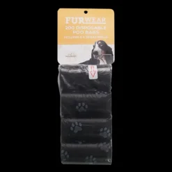 Online Furwear - Poo Bags (Black) (200pk)