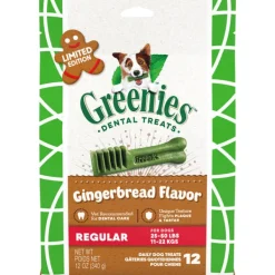 Sale Greenies - Gingerbread Regular Dog Treat (340g)