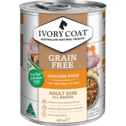 Sale Ivory Coat - Wet Ivory Coat - Grain Free Adult Wet Dog Food Chicken Stew (400g)