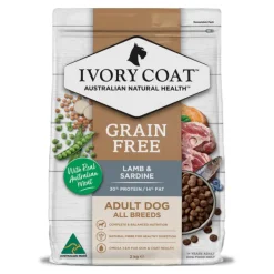 Discount Ivory Coat - Dry Ivory Coat - Grain Free Adult Dry Dog Food Lamb & Sardine (2kg)