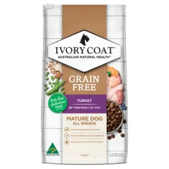 Sale Ivory Coat - Dry Ivory Coat - Grain Free Senior Dry Dog Food Turkey (13kg)