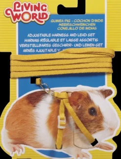 Hot Pet Pacific Misc. Living World - Guinea Pig Harness & Lead Set (Yellow)