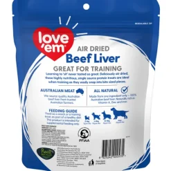 Clearance Love em - Beef Liver Air Dried Dog Treat
