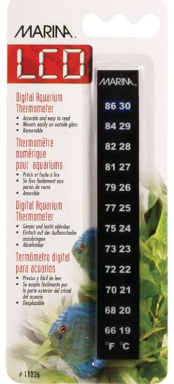 Discount Marina - LCD Digital Aquarium Thermometer (10cm)