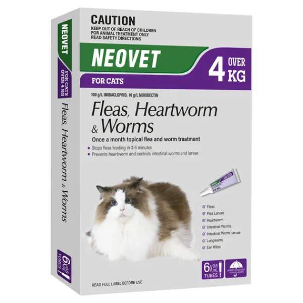 New Neove Pharma NEOVET - Cats Over 4kg (6pk)