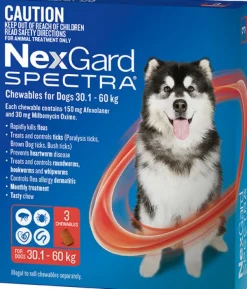Sale Boehringer Ingelheim NexGard Spectra - Chewables for Dogs (30.1-60kg) (3pk)