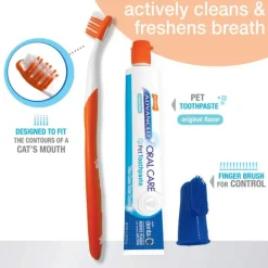 New Nylabone - Advanced Oral Care Dental Kit for Cats