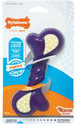 New Nylabone - Puppy Double Action Bone (Up to 11kg)