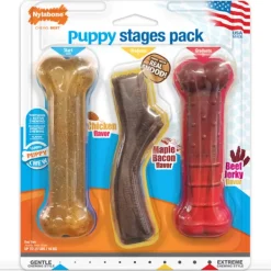 Fashion Nylabone - Puppy Stages Triple Pack (Up to 16kg)