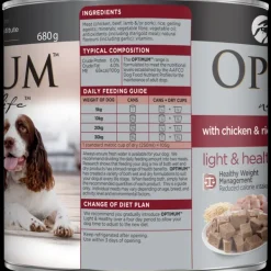 Outlet Optimum - Adult Healthy Weight with Chicken, Vegetables & Rice Wet Dog Food (680g)