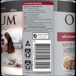 Outlet Optimum - Adult Healthy Weight with Chicken, Vegetables & Rice Wet Dog Food (680g)