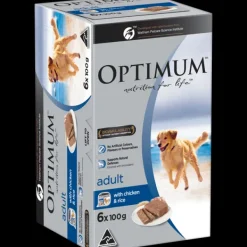 New Optimum - Adult with Chicken & Rice Wet Dog Food (100g x 6pk)