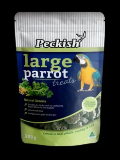 Discount Peckish - Large Parrot Natural Greens Treat 200g