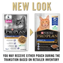 Fashion Proplan - Wet PRO PLAN - Adult 7+ Chicken in Gravy Cat Wet Food (85g x 12pk)