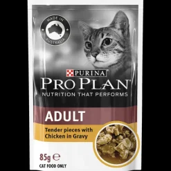 Hot Proplan - Wet PRO PLAN - Adult Chicken in Gravy Cat Wet Food (85g x 12pk)