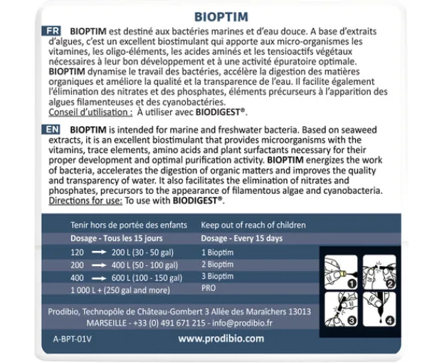 Online Prodibio - Bioptim Fresh & Salt 30 (6000L)