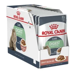 New Royal Canin - Wet Royal Canin - Digestive Sensitive Care Gravy Adult Cat Wet Food (85g x 12pk)
