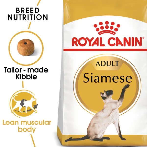 Clearance Royal Canin - Dry Royal Canin - Siamese Breed Adult Cat Dry Food (4kg)