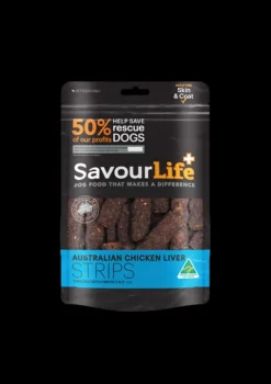 Discount SavourLife - Treats SavourLife - Australian Chicken Liver Strips (165g)