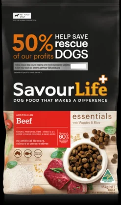 Fashion SavourLife - Foods SavourLife - Essentials Beef Dog Dry Food (15kg)