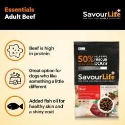 New SavourLife - Foods SavourLife - Essentials Beef Dog Dry Food (3kg)