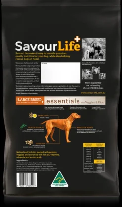 New SavourLife - Foods SavourLife - Essentials Chicken Large Breed Dog Dry Food (15kg)